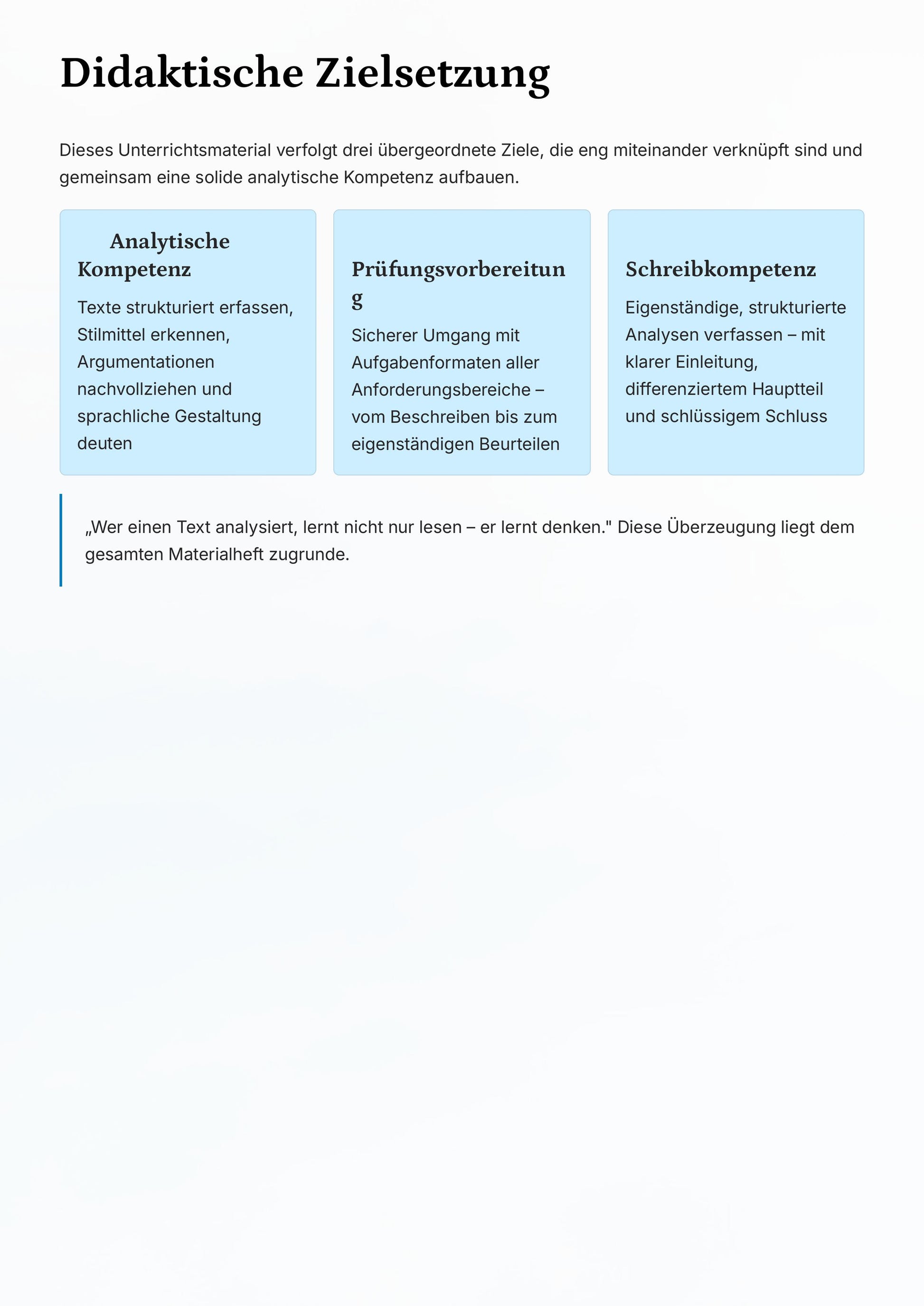 Textanalyse Klasse 10 komplett – Sachtexte & Literatur sicher analysieren und schreiben