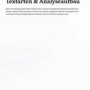 Textanalyse Klasse 10 komplett – Sachtexte & Literatur sicher analysieren und schreiben