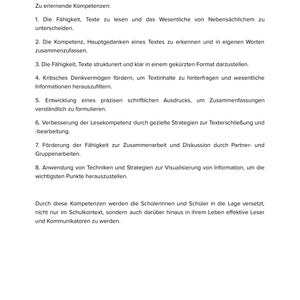 Texte kürzen und zusammenfassen – Wesentliches erkennen und formulieren