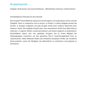 Texte kürzen und zusammenfassen – Wesentliches erkennen und formulieren