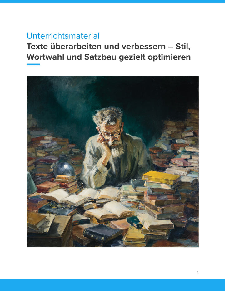Texte überarbeiten und verbessern – Stil, Wortwahl und Satzbau gezielt optimieren
