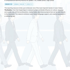 The Beatles – Music, Song Analysis & Creative Projects for Middle & High School