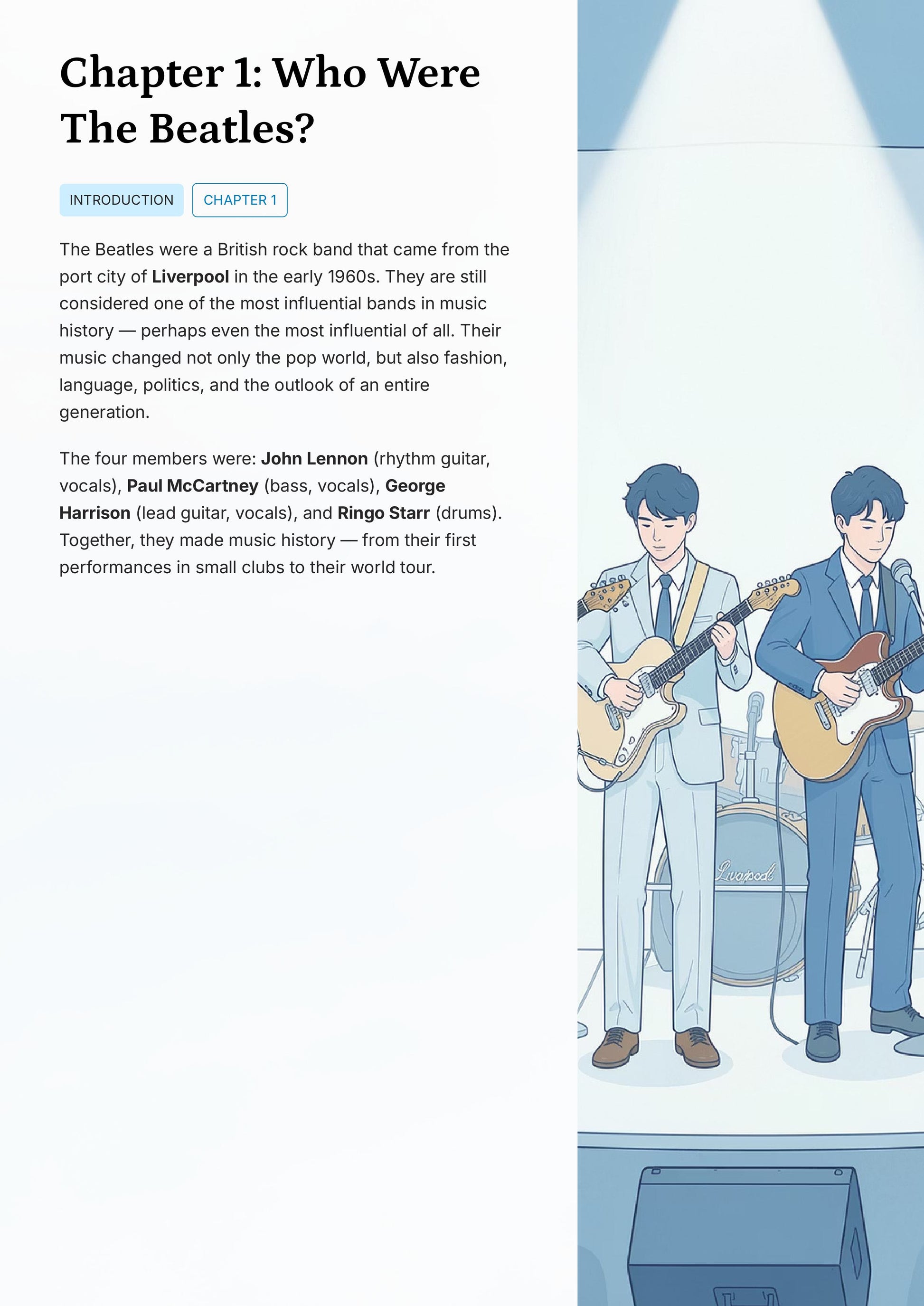 The Beatles – Music, Song Analysis & Creative Projects for Middle & High School