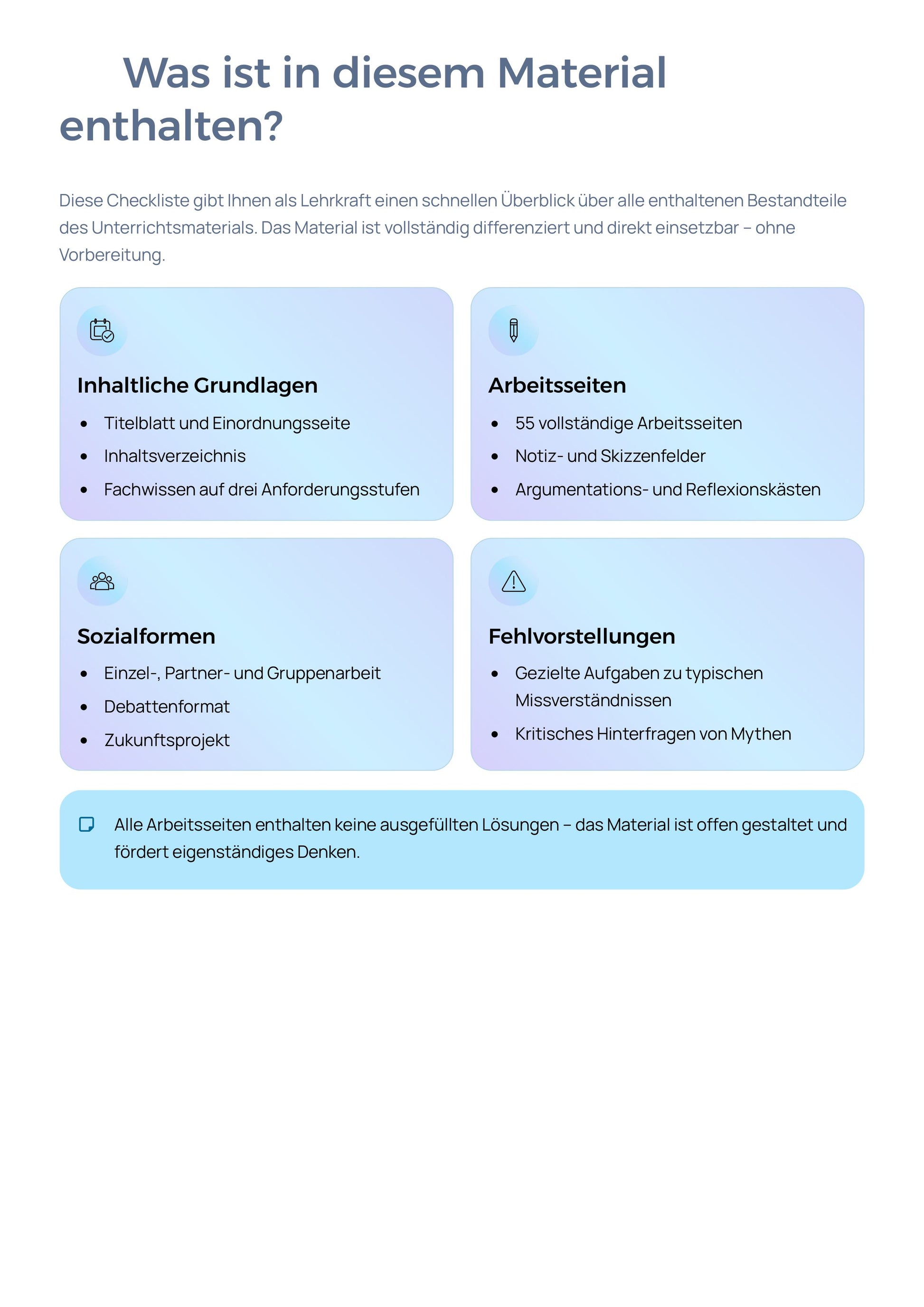 CRISPR & Geneditierung - Unterrichtsmaterial Sekundarstufe I (Klassen 6–8)