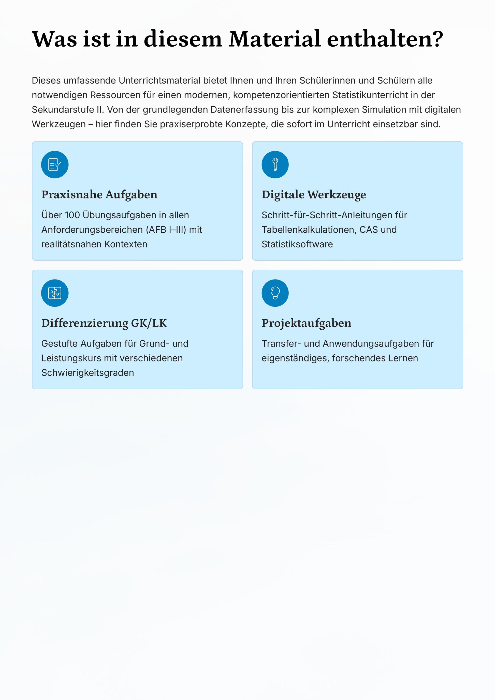 Statistik endlich praxisnah unterrichten – mit digitalen Tools und echten Daten