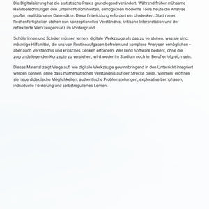 Statistik endlich praxisnah unterrichten – mit digitalen Tools und echten Daten