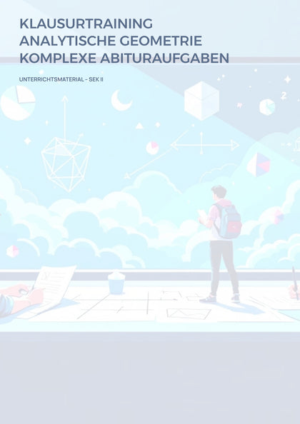 Abitur-Ready in analytischer Geometrie – mit echten Klausuraufgaben auf Top-Niveau