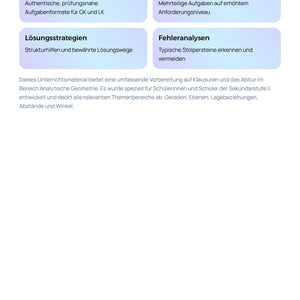 Abitur-Ready in analytischer Geometrie – mit echten Klausuraufgaben auf Top-Niveau