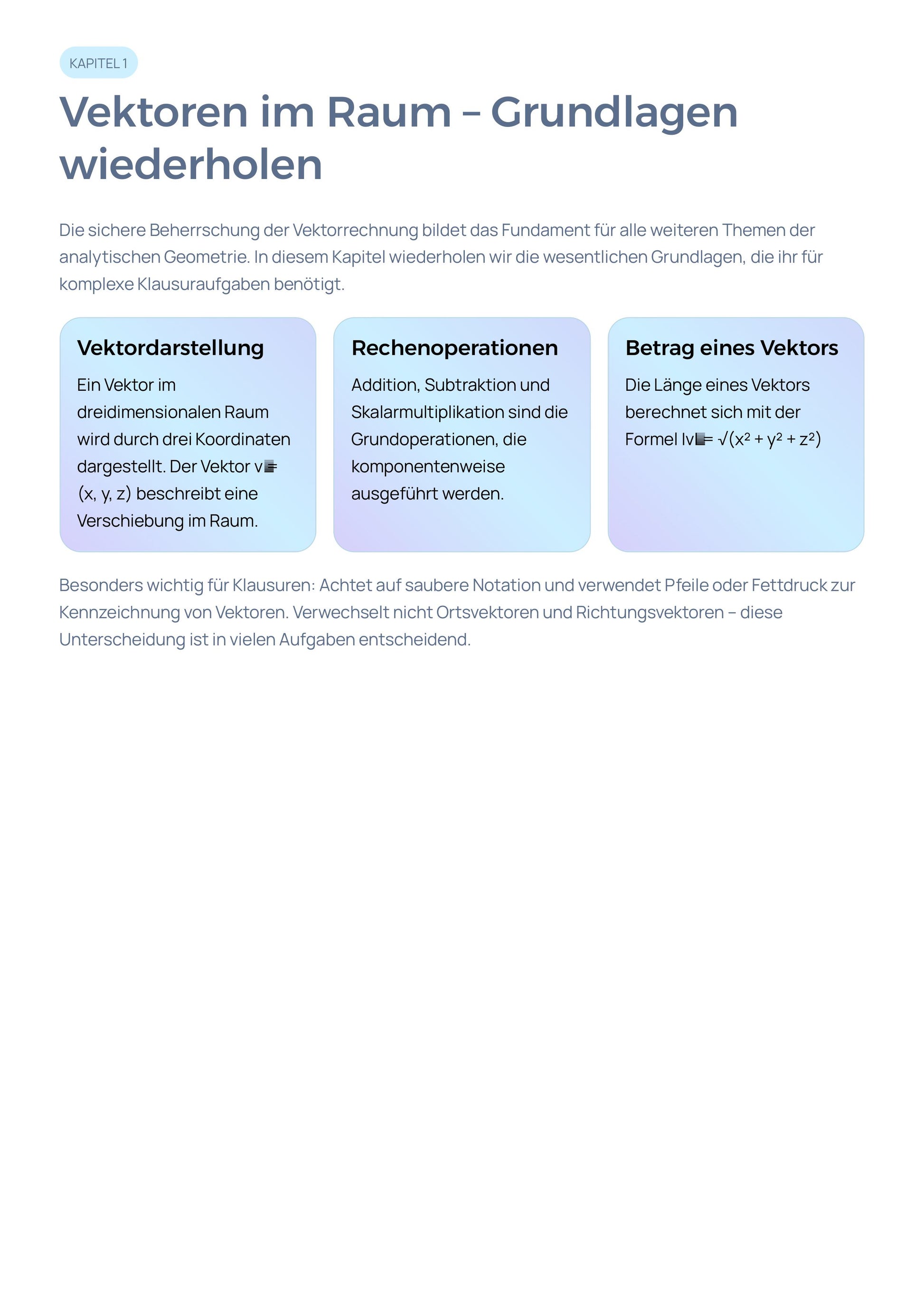 Abitur-Ready in analytischer Geometrie – mit echten Klausuraufgaben auf Top-Niveau