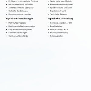 Markov-Ketten einfach erklärt – dynamische Zufallsmodelle | Sek II Unterrichtsmaterial