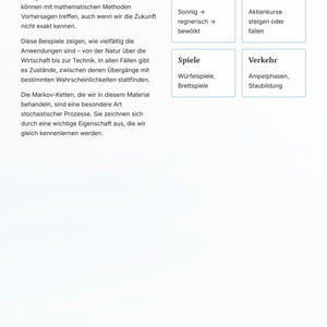 Markov-Ketten einfach erklärt – dynamische Zufallsmodelle | Sek II Unterrichtsmaterial