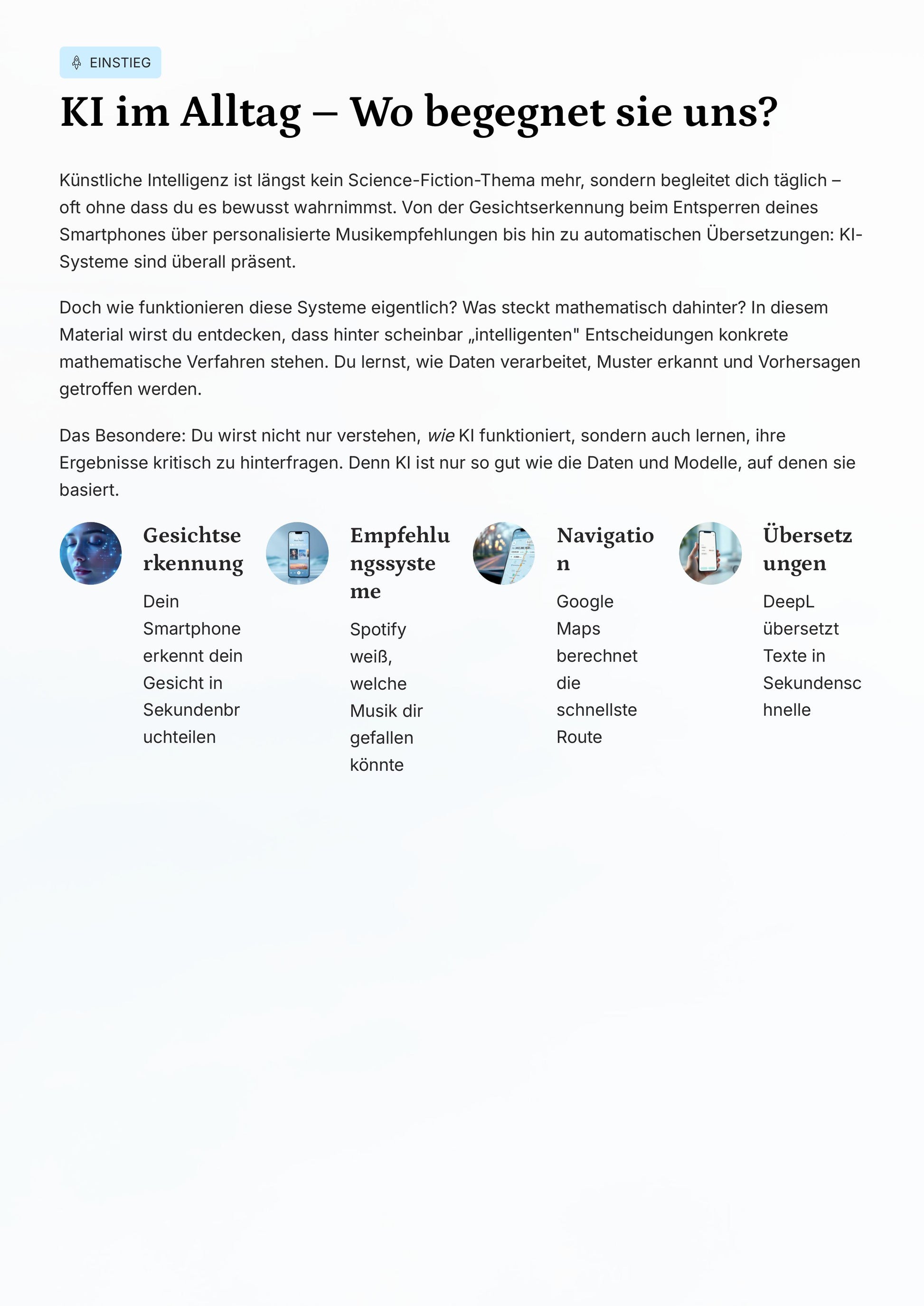 Künstliche Intelligenz verstehen – durch Mathematik greifbar gemacht