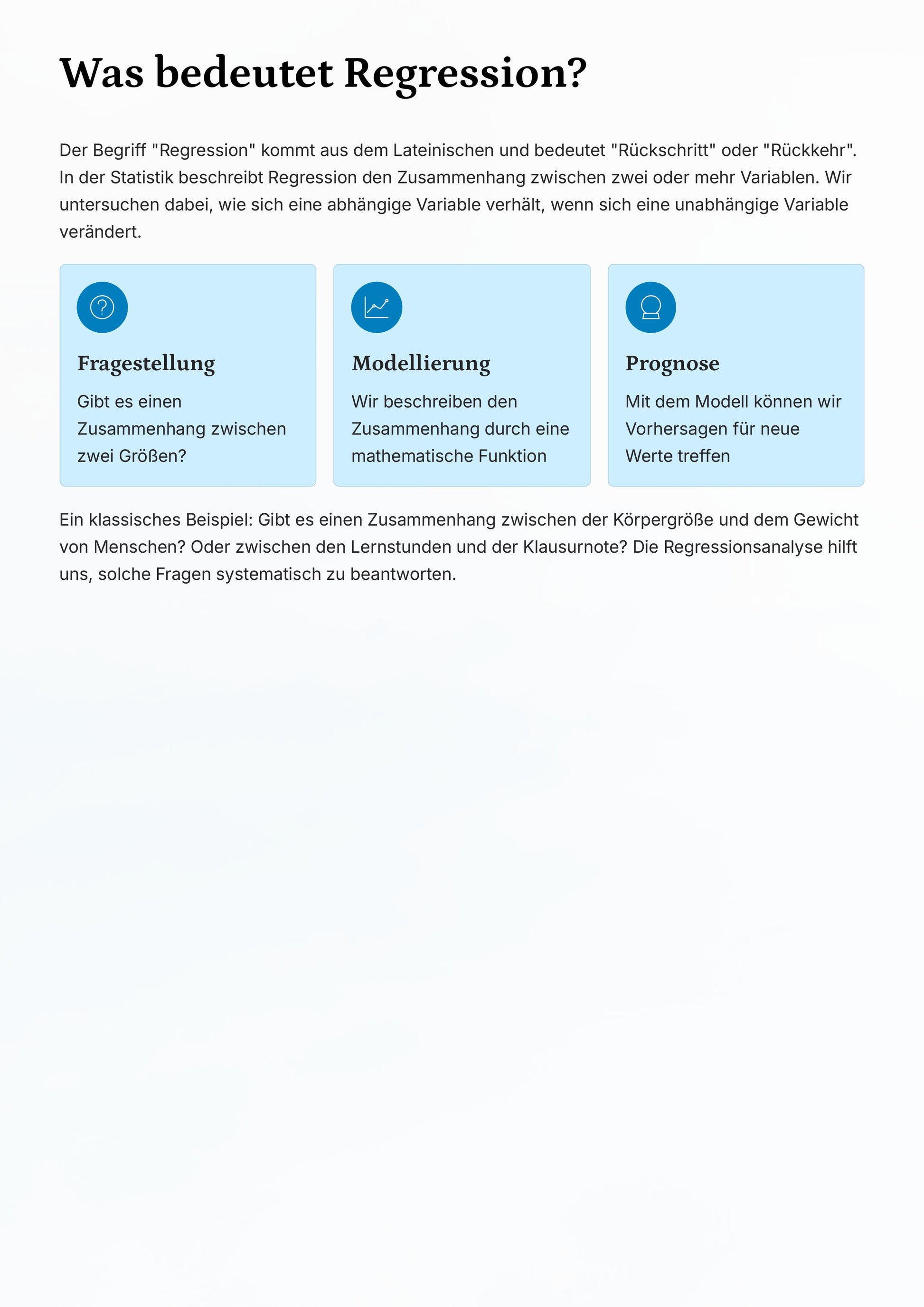 Daten verstehen, Zusammenhänge erkennen und fundierte Prognosen treffen