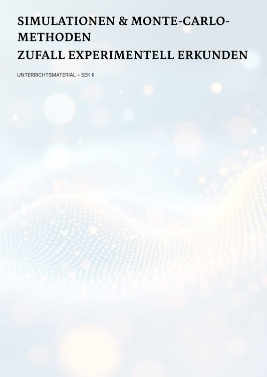 Stochastik endlich verstehen – durch Simulationen, Experimente und echte Anwendungen