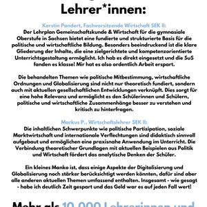 Lehrplan Gemeinschaftskunde & Wirtschaft in der gymnasialen Oberstufe in Sachsen