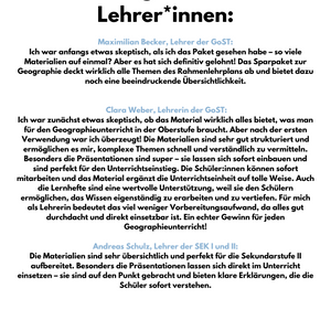 Kerncurriculum Erdkunde in der GoST - Lehrplan Niedersachsen