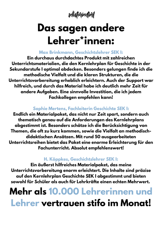 Bilingualer Unterricht im Fach Geschichte - Kernlehrplan SEK I