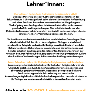 Lehrplan PLUS Katholische Religionslehre in der SEK II - Bayern | Grundlegendes & Erhöhtes Anforderungsniveau