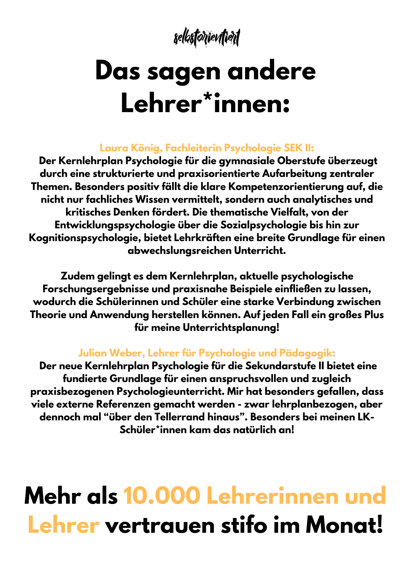 Lehrplan PLUS im Fach Psychologie der Sekundarstufe II in Bayern