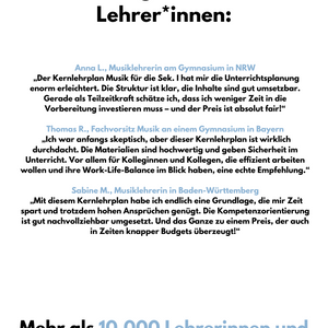 Kernlehrplan Musik in der Sekundarstufe I