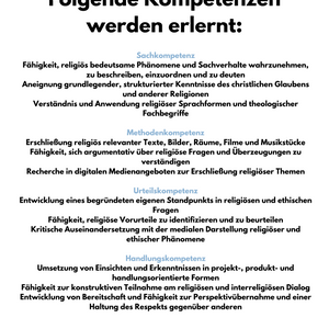 Kernlehrplan Religion in der Sekundarstufe I