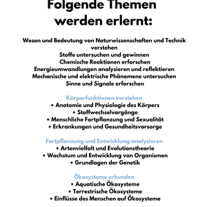 Lehrplan 21 Biologie in der Sekundarstufe II - Schweiz Matura