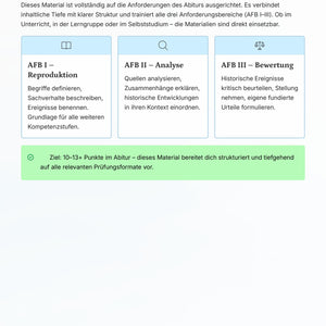 Revolution, Kaiserreich & Analyse für Geschichte-Abitur | Unterrichtsmaterial