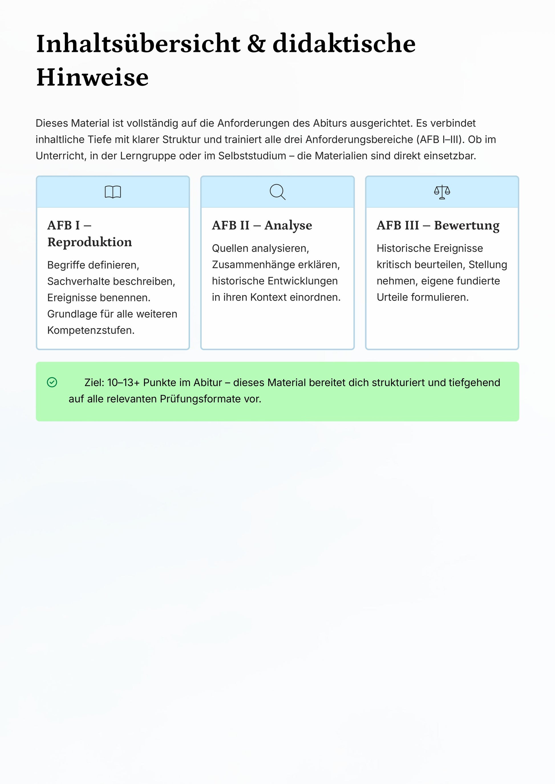 Revolution, Kaiserreich & Analyse für Geschichte-Abitur | Unterrichtsmaterial