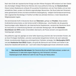 Revolution, Kaiserreich & Analyse für Geschichte-Abitur | Unterrichtsmaterial