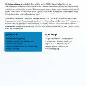 Revolution, Kaiserreich & Analyse für Geschichte-Abitur | Unterrichtsmaterial