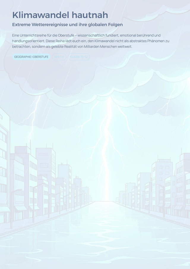 Klimawandel hautnah - Unterrichtsmaterial Geographie Oberstufe