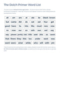 Editable Sight Word Worksheets Dolch Primer Activities