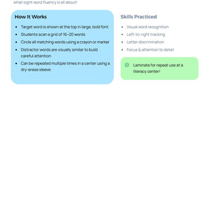 Editable Sight Word Bundle – Fry + Dolch Worksheets | Print & Digital