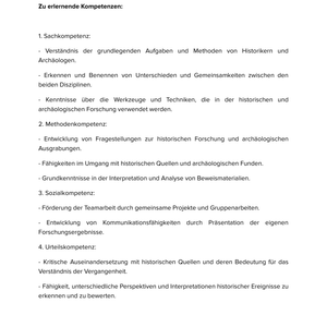 Was machen Historiker und Archäologen? | Unterrichtsmaterial Geschichte SEK I