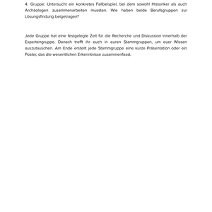 Was machen Historiker und Archäologen? | Unterrichtsmaterial Geschichte SEK I