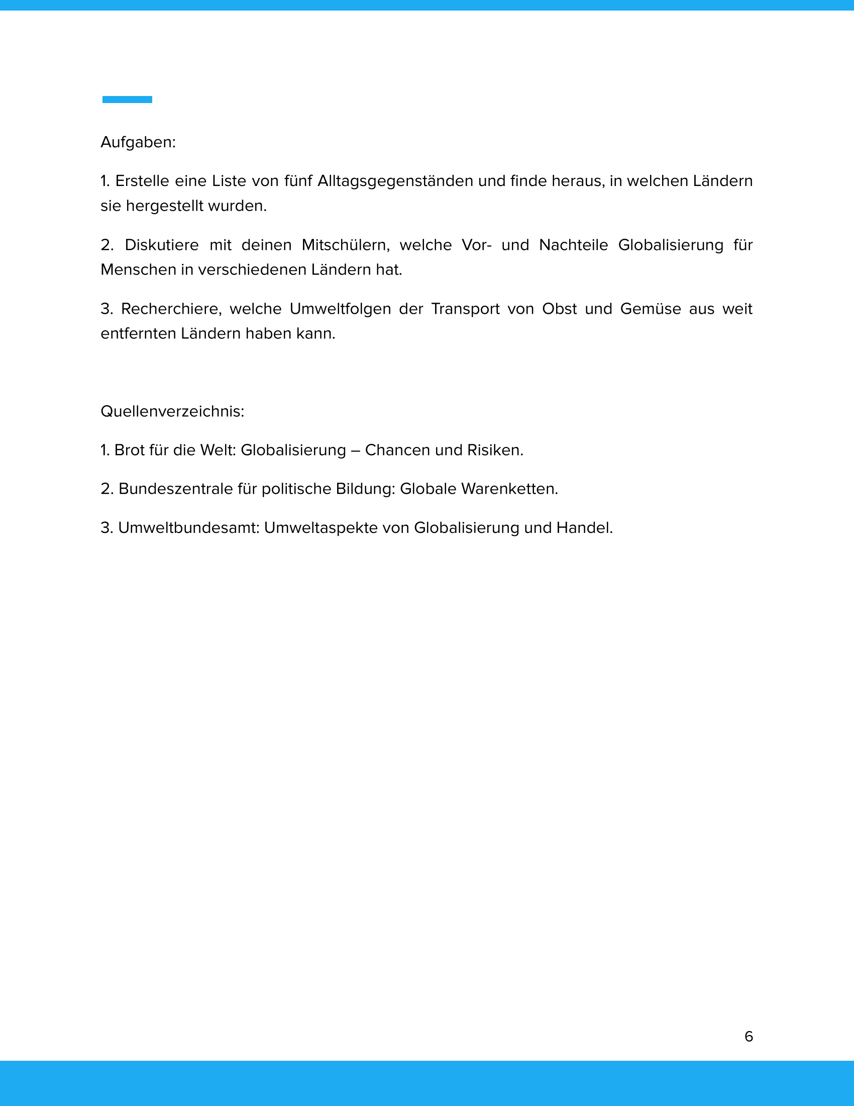 Wie beeinflusst unser Konsum die Globalisierung? | Unterrichtsmaterial Geographie SEK I