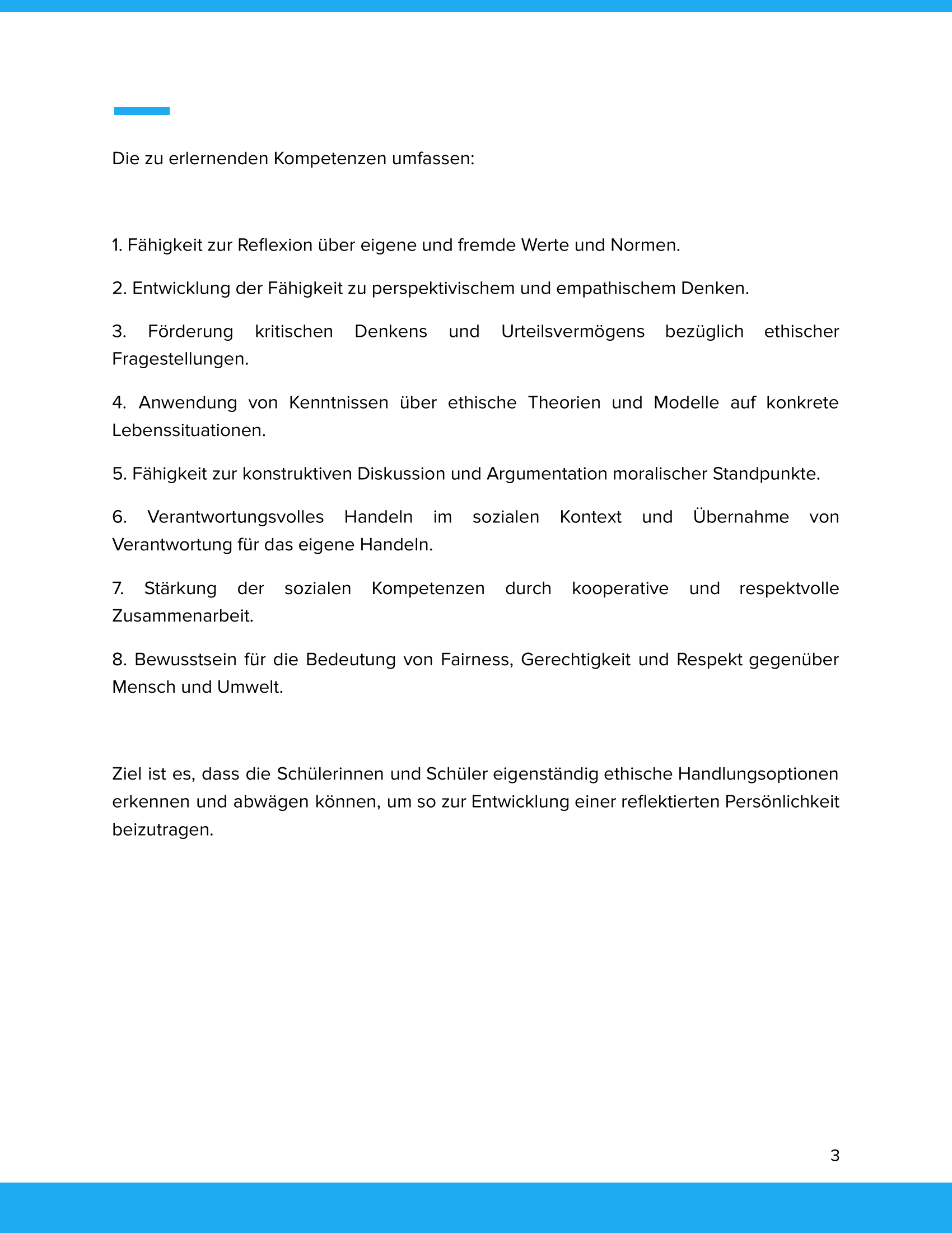 Unterrichtsmaterial „Wie geht ethisches Handeln?“ (SEK I)