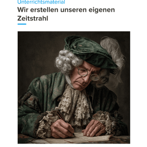 Wir erstellen unseren eigenen Zeitstrahl | Unterrichtsmaterial Geschichte SEK I