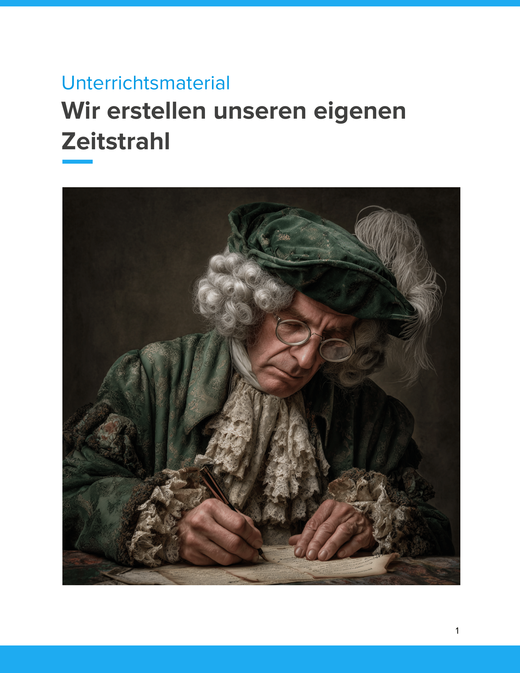 Wir erstellen unseren eigenen Zeitstrahl | Unterrichtsmaterial Geschichte SEK I