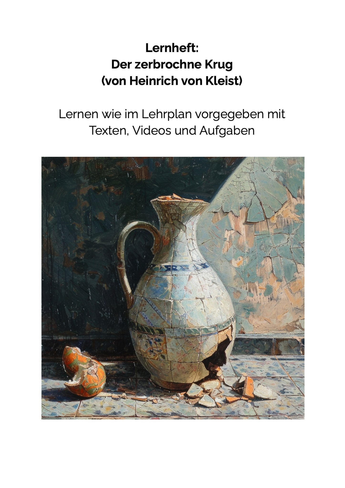 Abitur: Der zerbrochne Krug (Heinrich von Kleist) - stifo - Students & Teachers Innovate Forward