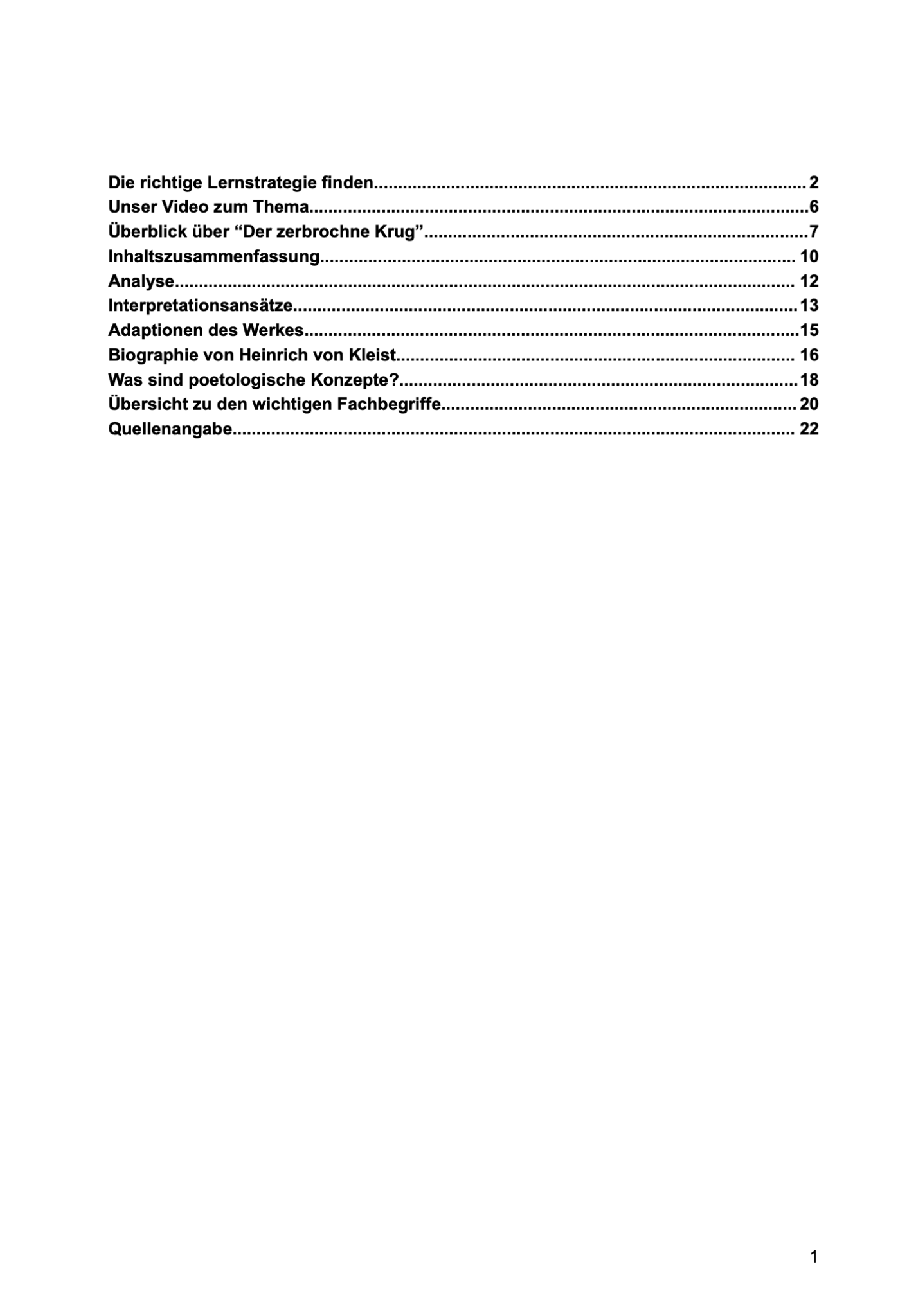 Abitur: Der zerbrochne Krug (Heinrich von Kleist) - stifo - Students & Teachers Innovate Forward