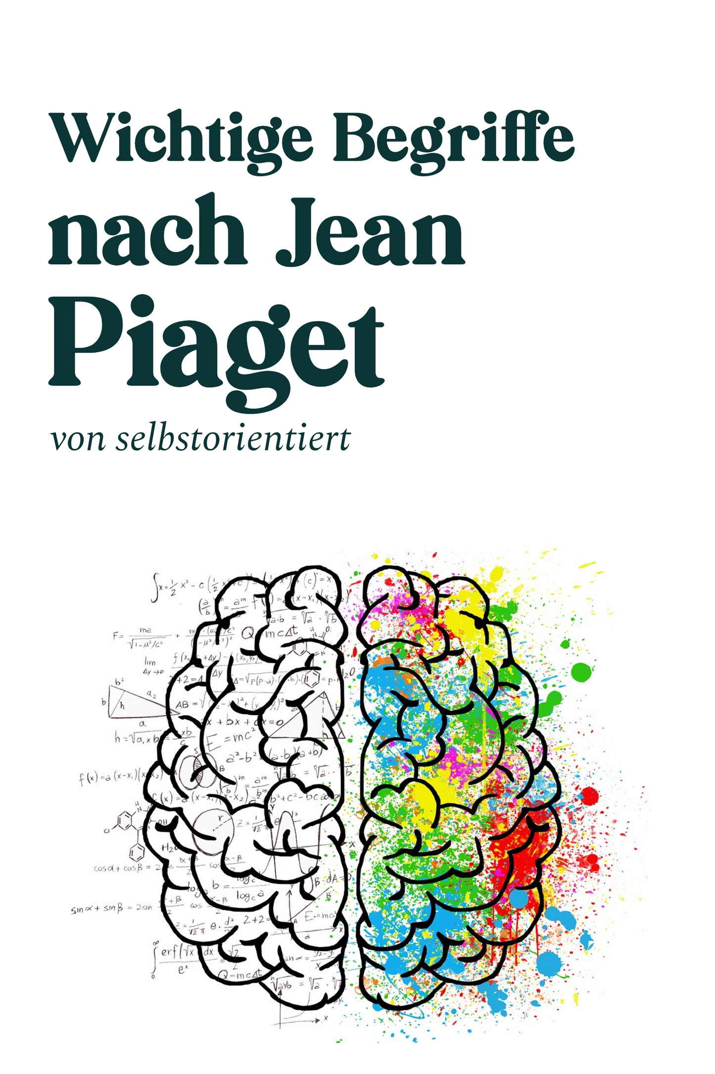 Important terms according to Jean Piaget: Practical information sheet for upper grades