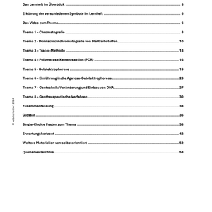 Lernheft: Fachliche Verfahren in der Biologie - Genetische Analyseverfahren - stifo - Students & Teachers Innovate Forward