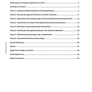 Lernheft: Landwirtschaft und Fischerei in Deutschland - stifo - Students & Teachers Innovate Forward