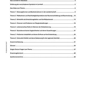 Lernheft: Lateinamerika - Nachhaltigkeit & Rohstoffe - stifo - Students & Teachers Innovate Forward