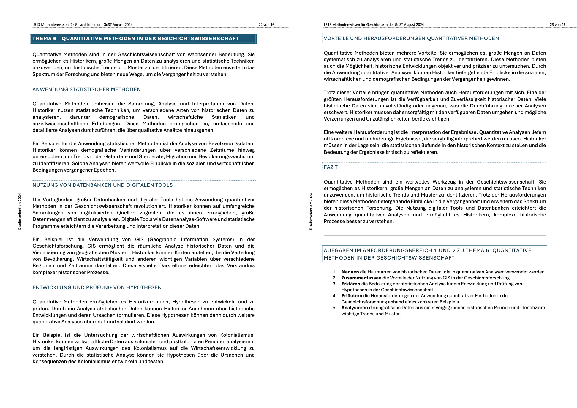 Lernheft: Methodenwissen im Fach Geschichte - Klausur im Abitur - stifo - Students & Teachers Innovate Forward