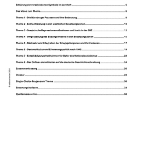 Lernheft: Vergangenheitspolitik und „Vergangenheitsbewältigung“ − Umgang mit dem Nationalsozialismus in den Besatzungszonen - stifo - Students & Teachers Innovate Forward