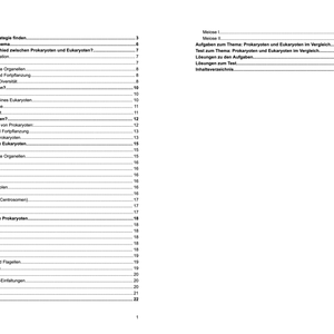 Lernhilfe: Eukaryoten und Prokaryoten im Vergleich (Mitose & Meiose) - stifo - Students & Teachers Innovate Forward