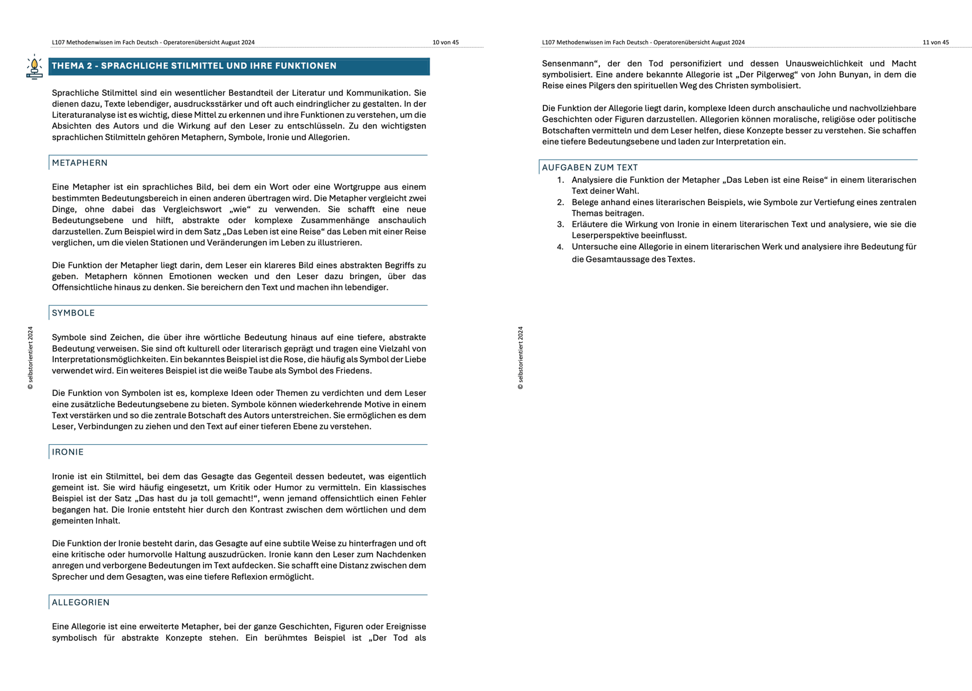 Methodenwissen im Fach Deutsch: Operatorenübersicht | Aufgaben im Anforderungsbereich I bis III - stifo - Students & Teachers Innovate Forward