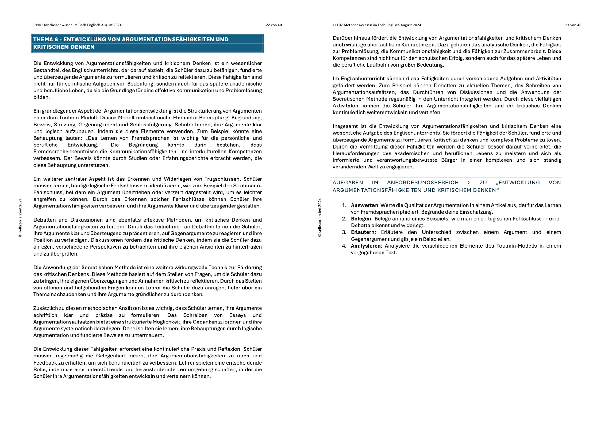 Methodenwissen & Operatorenübersicht im Fach Englisch - Oberstufe & Abitur - stifo - Students & Teachers Innovate Forward